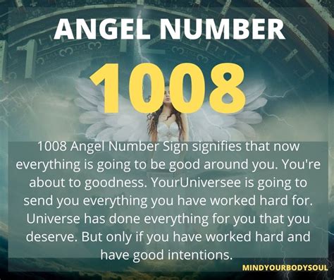 1008 angel number|Angel Number 1008: Meaning And Symbolism